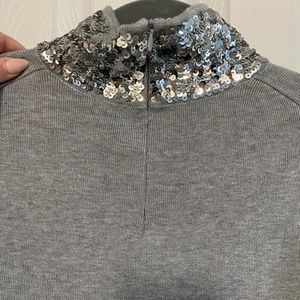 Eliza J Sequin Turtleneck